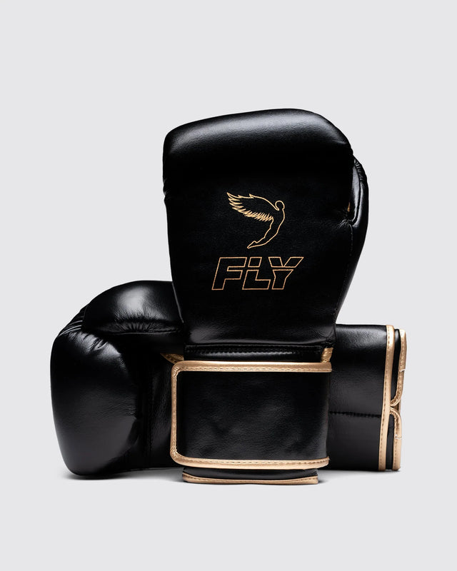 Guantoni da boxe Fly Superloop Pro X 2 – Nero/Oro