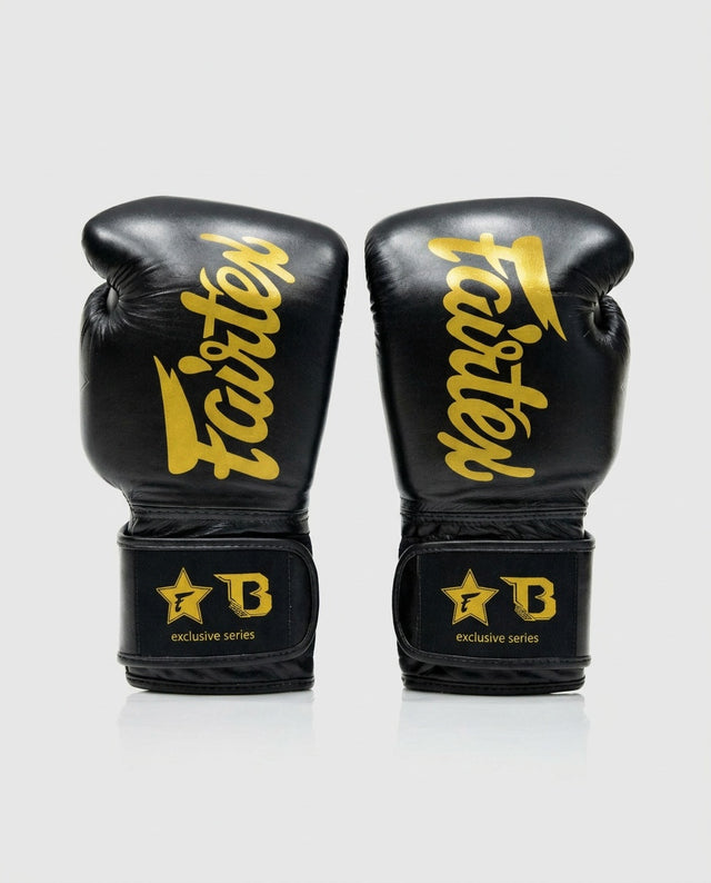 Fairtex Bokshandschoenen FXB V2 - Zwart/Goud