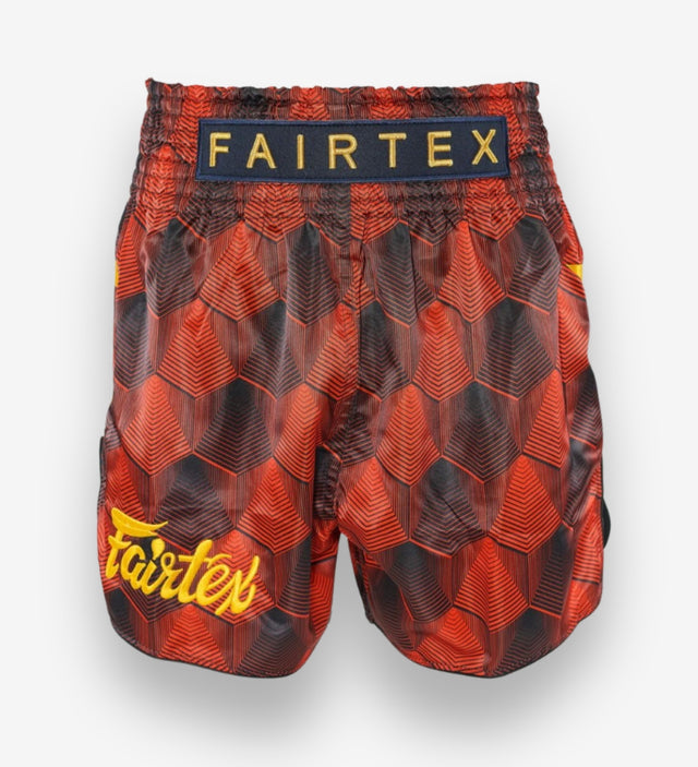 Pantaloncini Muay Thai Fairtex FXB – Rosso