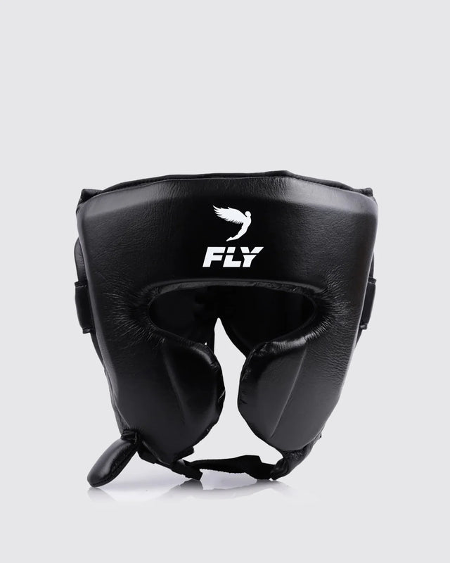 Casco de boxeo Fly Knight X – Negro/Blanco