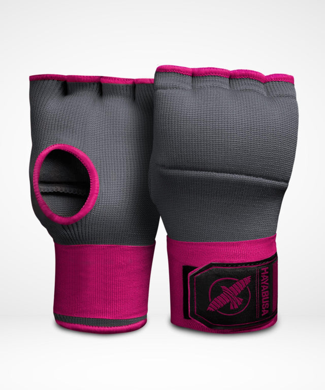 Guantes interiores Hayabusa Quick Gel – Gris/Rosa