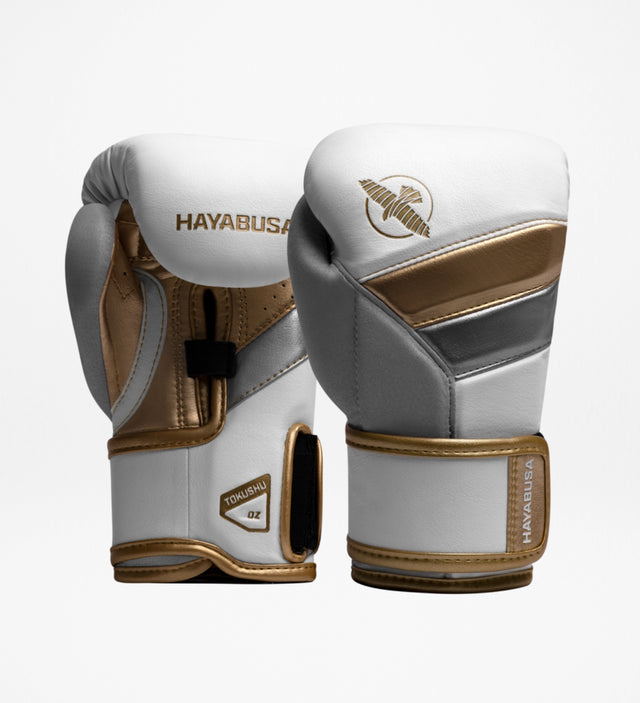 Gants de boxe Hayabusa T3 – Enfant – Blanc/Or