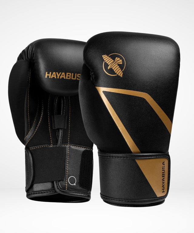 Guantes de boxeo Hayabusa E1 – Negro/Oro