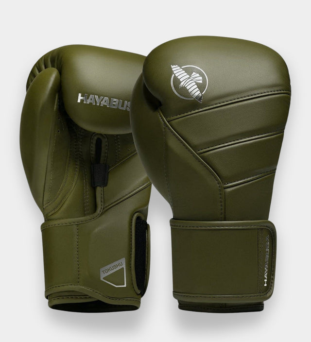 Guantes de boxeo Hayabusa T3 Kanpeki – Verde oliva