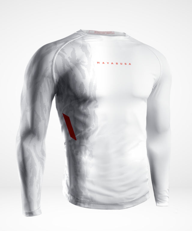 Hayabusa Rashguard Apex Lange Ärmel – Off-White