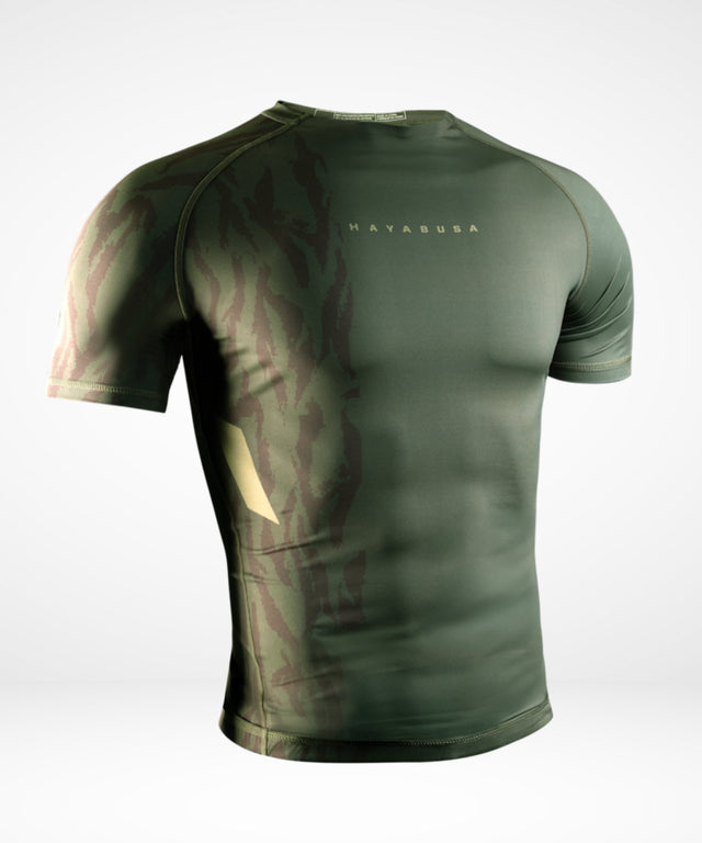 Rashguard Hayabusa Apex Maniche Corte – Verde Tattico