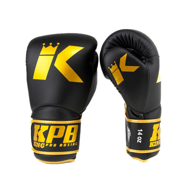 Guantes de boxeo King Pro Boxing BGK – Negro/Oro
