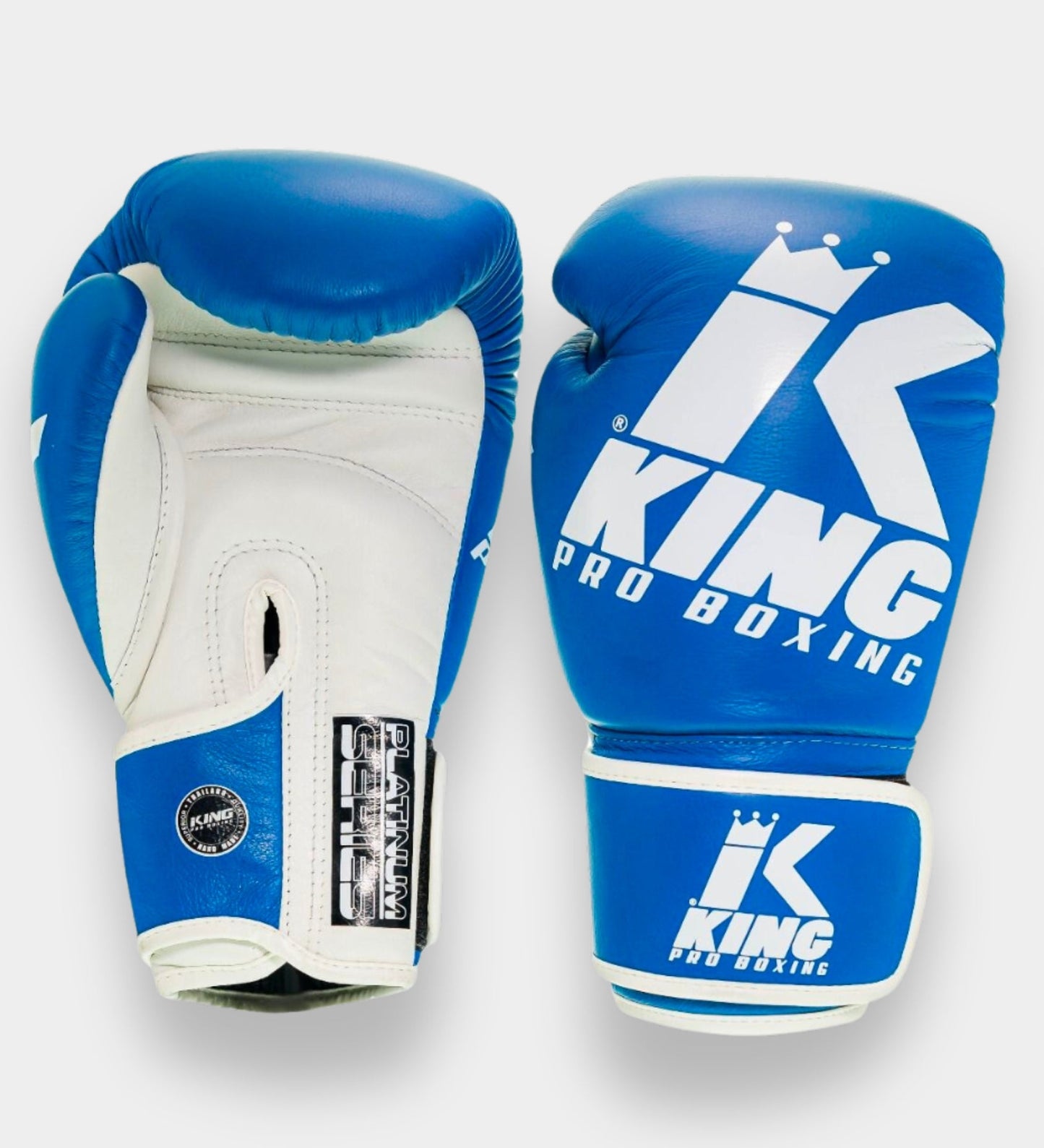 Gants de boxe King Pro Boxing Platinum - Bleu/Blanc