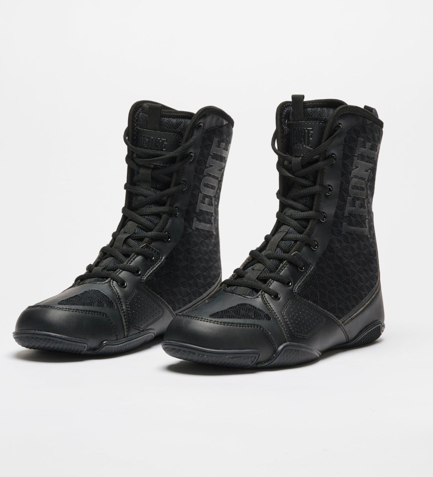 Chaussures de boxe Leone Professional - Noir