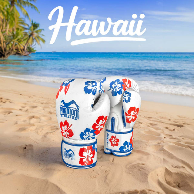 Phantom Athletics Boxhandschuhe Hawaii – Weiß/Blau/Rot