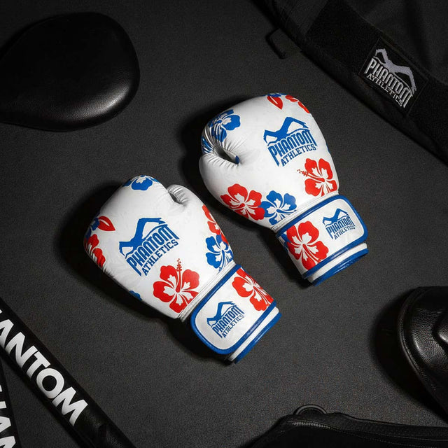 Phantom Athletics Boxhandschuhe Hawaii – Weiß/Blau/Rot