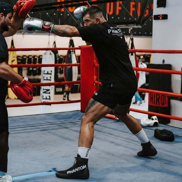 Luvas de boxe Phantom Athletics Mexico – Preto/Verde/Vermelho