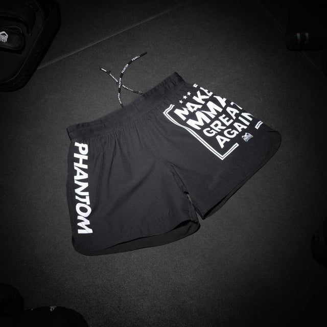 Shorts de MMA Phantom Athletics Fusion-R Make MMA Great Again – Noir