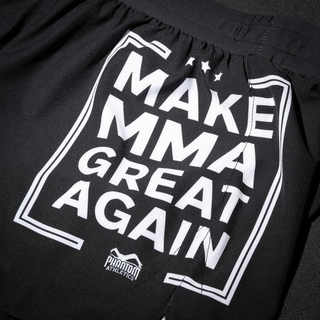 Shorts de MMA Phantom Athletics Fusion-R Make MMA Great Again – Noir