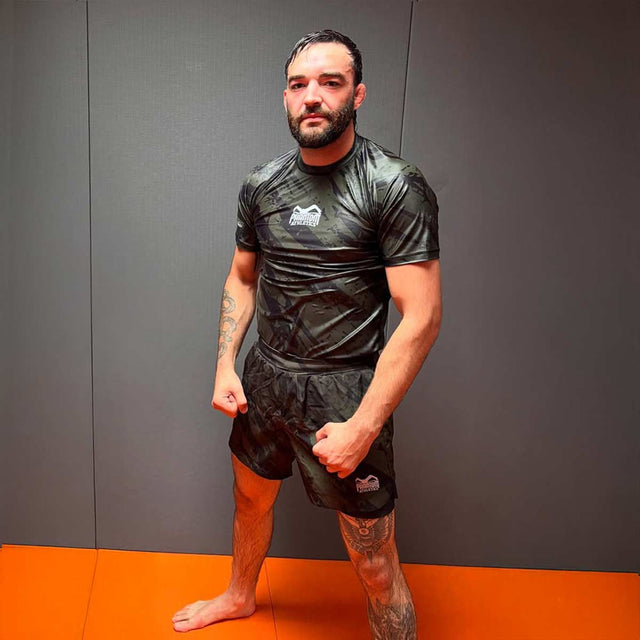 Phantom Athletics MMA Shorts EVO Tiger Camo – Black