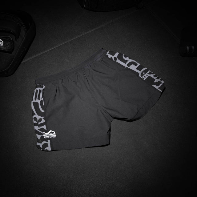 Shorts de MMA Phantom Athletics Fusion-R Groundgame – Noir/Gris