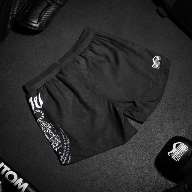 Shorts de Muay Thai Phantom Athletics Fusion – Noir