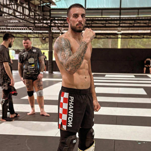 Shorts de MMA Phantom Athletics Fusion-R Team Croatia – Noir