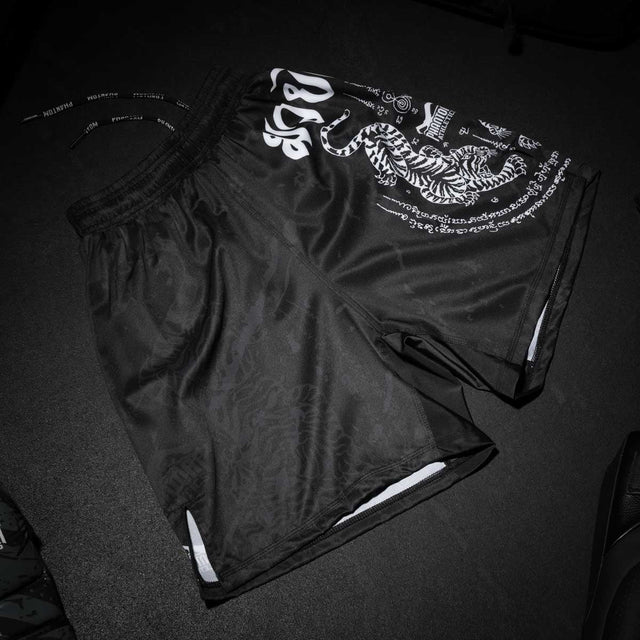 Pantalones de Muay Thai Phantom Athletics EVO – Negro