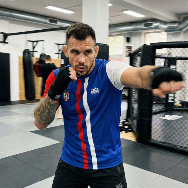 Phantom Athletics Training T-shirt EVO+ Team Serbia – Blue