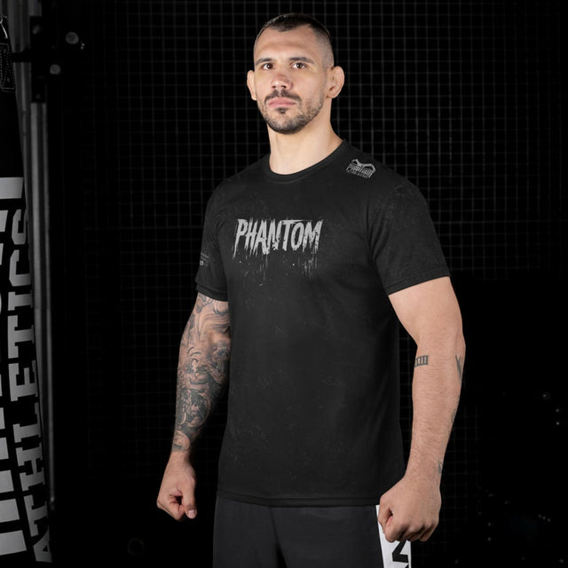 Camiseta de entrenamiento Phantom Athletics EVO+ Nightmare – Negro/Rojo