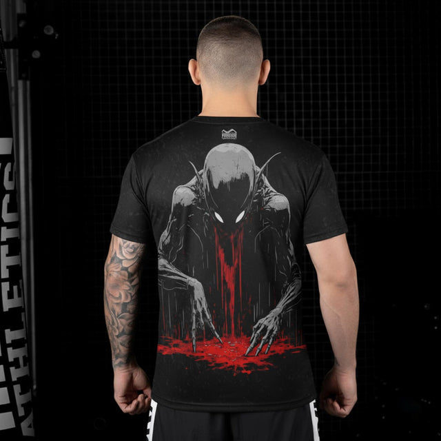 Camiseta de entrenamiento Phantom Athletics EVO+ Nightmare – Negro/Rojo