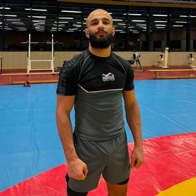 Pantalones de compresión Phantom Athletics Fusion 2in1 Apex – Gris