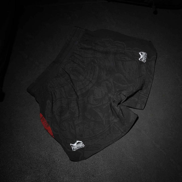 Phantom Athletics MMA-Shorts Fusion-R Samurai – Schwarz/Rot