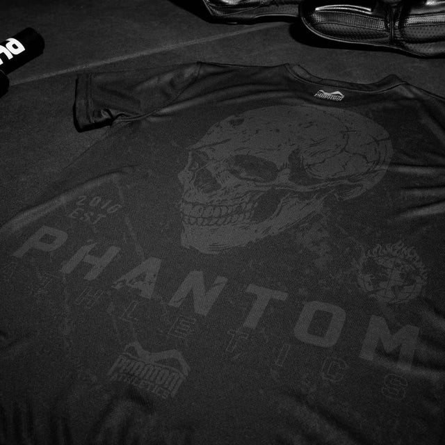 T-shirt d'entraînement Phantom Athletics EVO Skull – Noir