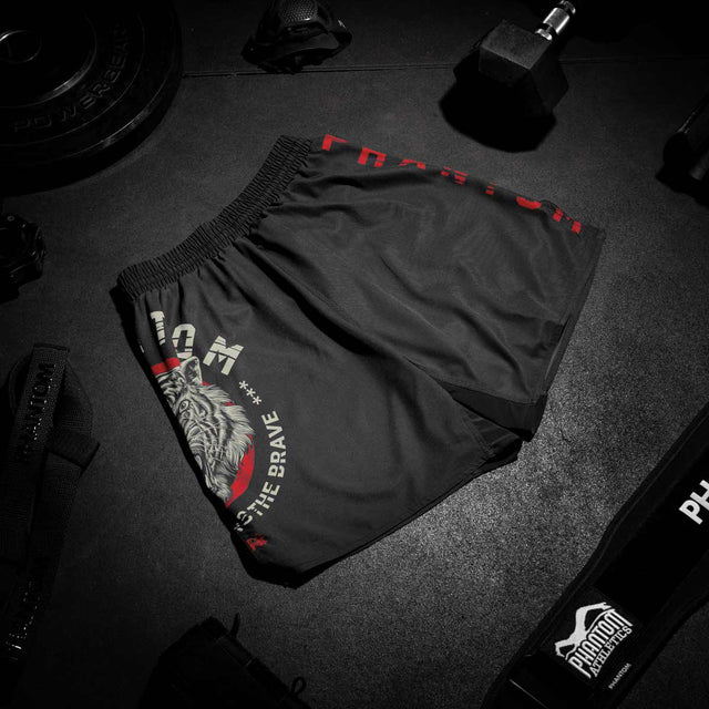 Shorts de MMA Phantom Athletics EVO Tiger Unit – Noir/Tiger