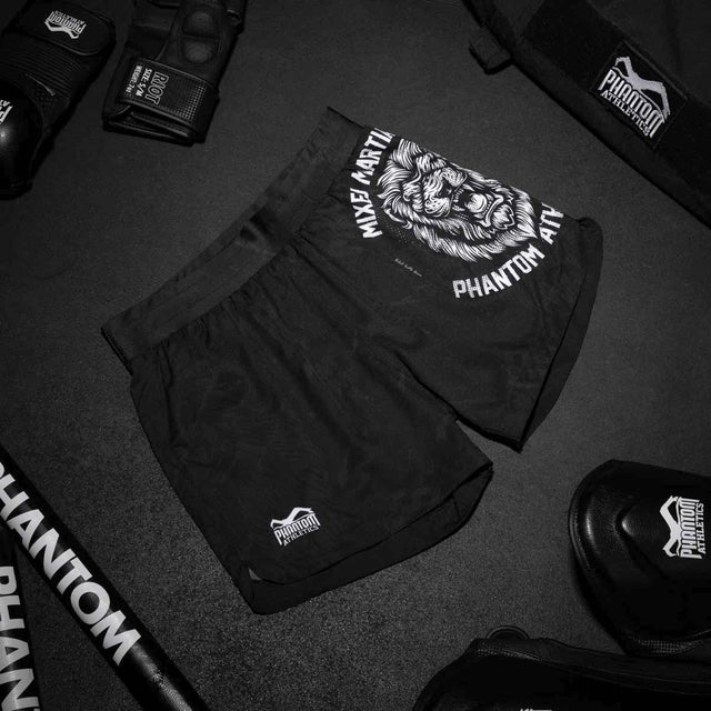 Phantom Athletics MMA-Shorts Fusion Lionheart – Schwarz