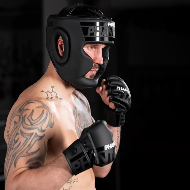Phantom Athletics Kopfschutz Apex Full Face – Schwarz