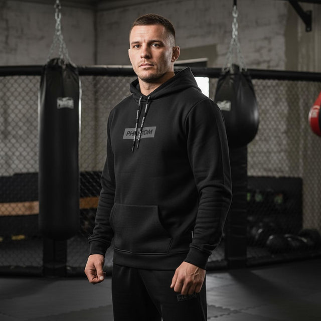 Sweat à capuche Phantom Athletics Zero – Noir/Gris