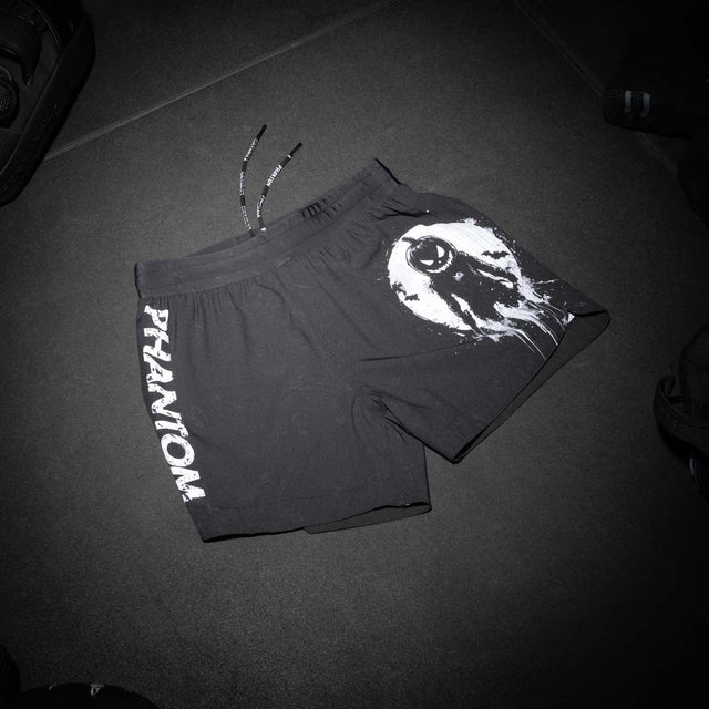 Shorts de MMA Phantom Athletics Fusion-R Pumpkill – Noir/Gris