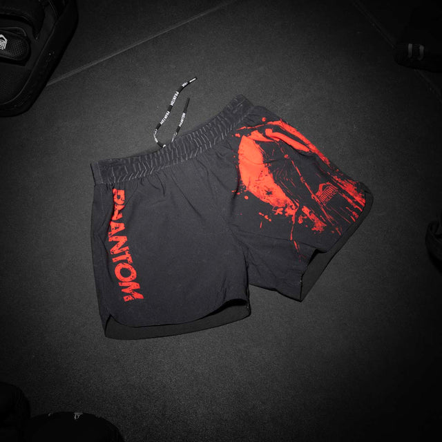 Phantom Athletics MMA-Shorts Fusion-R Reaper – Schwarz/Rot