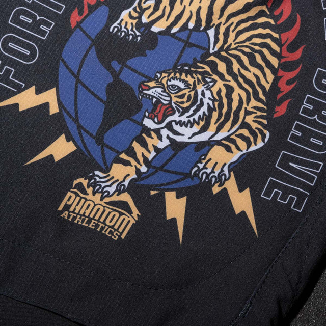 Pantaloncini MMA Phantom Athletics FUSION-R Tiger Domination – Arancione/Nero