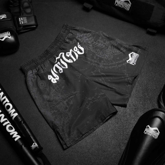 Phantom Athletics Muay Thai Shorts EVO - Zwart/Grijs