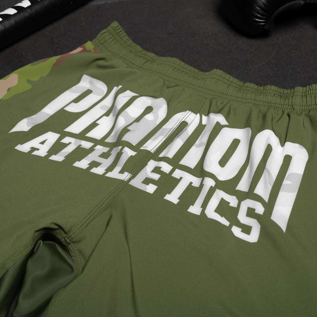 Pantaloncini MMA Phantom Athletics EVO Warfare – Army Camo
