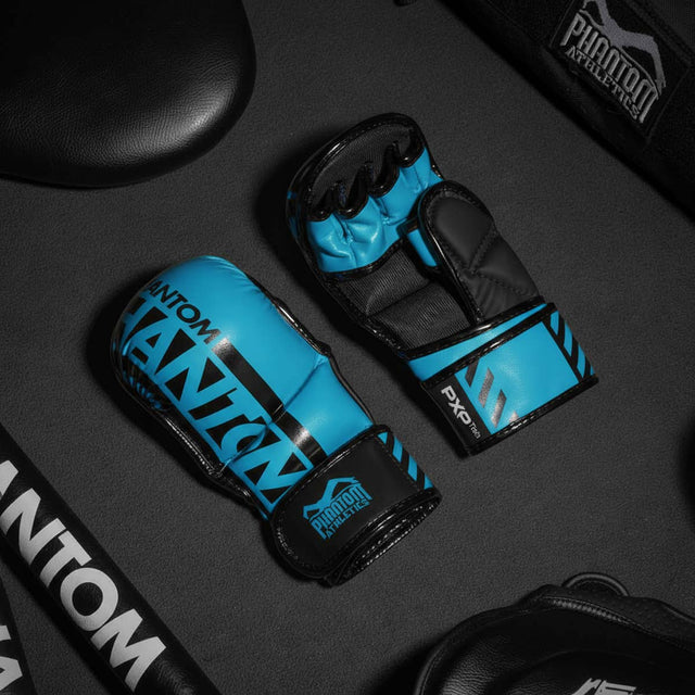 Phantom Athletics MMA-handsker APEX – Neon Blå