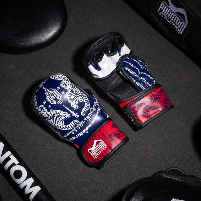 Phantom Athletics MMA Sparring Gloves Muay Thai – Blue