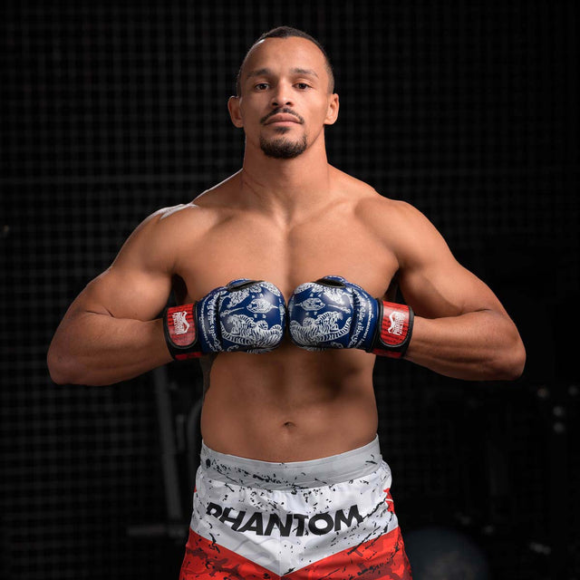 Phantom Athletics MMA Sparring Gloves Muay Thai – Blue