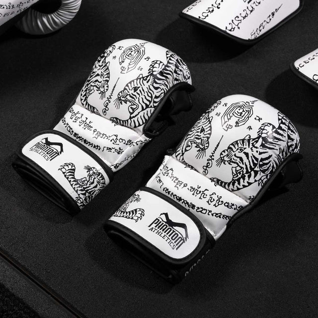 Phantom Athletics MMA-Sparringshandschuhe Muay Thai – Weiß