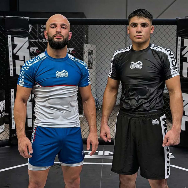 Rashguard Phantom Athletics EVO Apex Manches courtes – Bleu