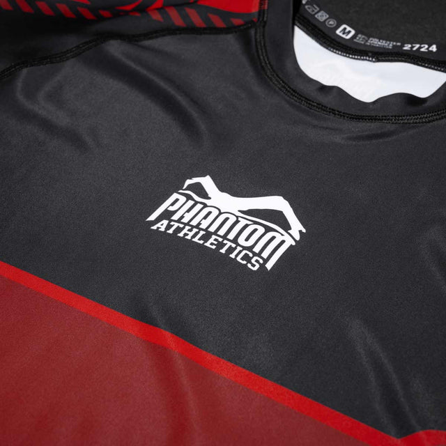 Rashguard Phantom Athletics EVO Apex Maniche Corte – Rosso