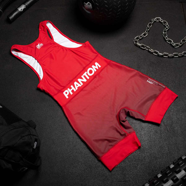 Singlet de lutte Phantom Athletics Apex – Rouge
