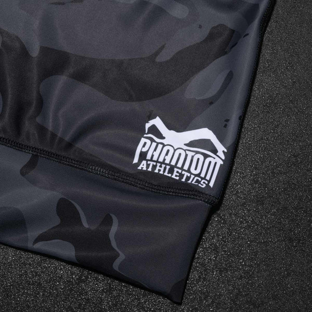 Camiseta de lucha Phantom Athletics Delta – Blanco/Gris/Negro