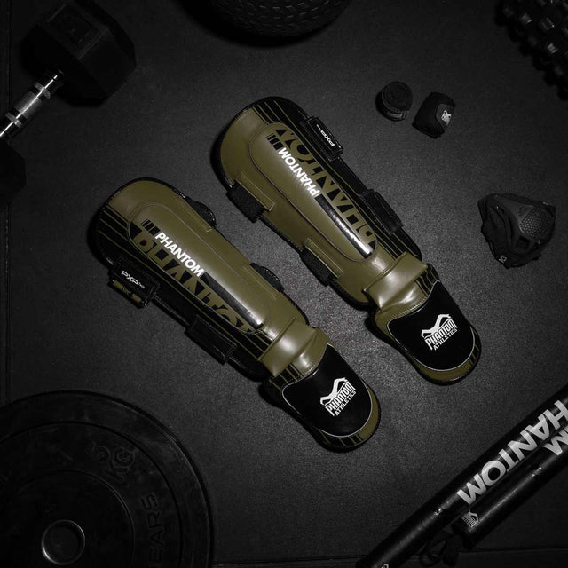 Espinilleras Phantom Athletics APEX Hybrid – Verde