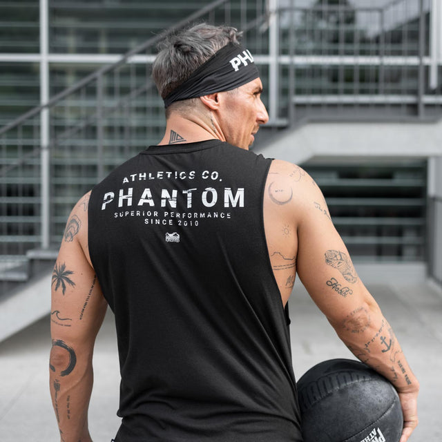 Camiseta de tirantes Phantom Athletics Superior – Negro
