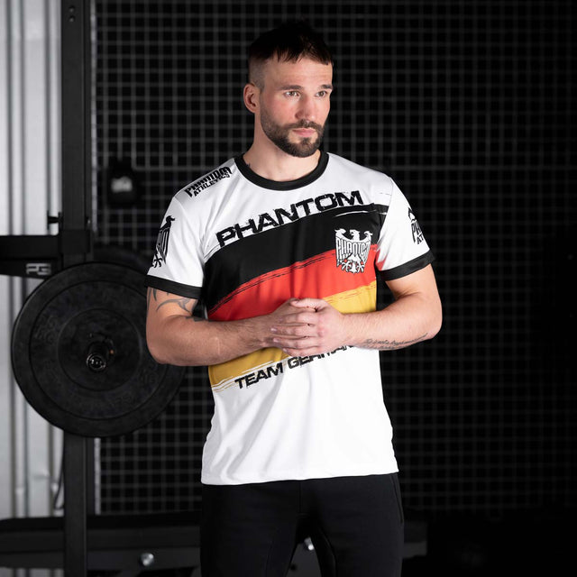 Camiseta de entrenamiento Phantom Athletics EVO – Blanco