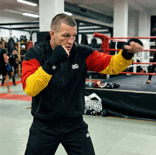 Veste d'entraînement Phantom Athletics DMC Team Germany – Noir/Rouge/Or